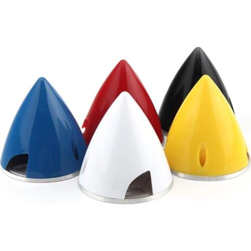 1 Piece 1.5" 1.75" 2" 2.25" 2.5" 2.75" 3" Plastic Prop 2-Blade Spinner With Aluminum Back RC Airplane Spinner