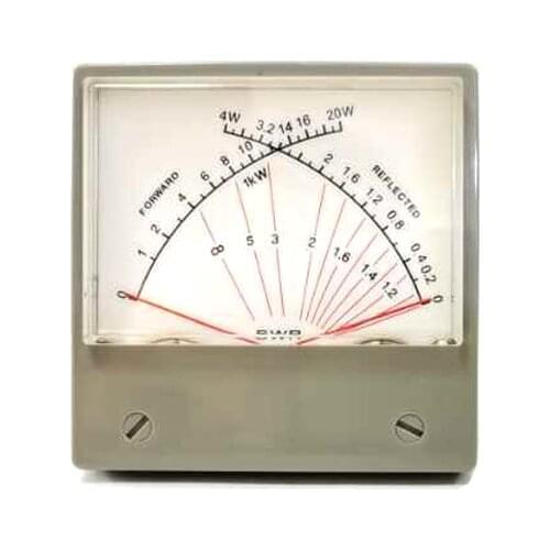 100pcs/Lot SZ-70 20w Panel Dual SWR Forwad / Reflected Meter 100uA VU meter