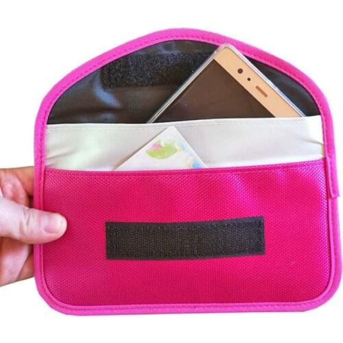 30PCS / LOT Card Bag RFID Blocker Mobile Phone FOB Signal Blocking Shielding Pouch Wallet Case For Car Key Card