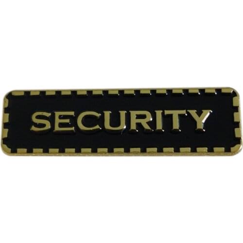 35mm Security Lapel pins Badges Brooch Jewelry