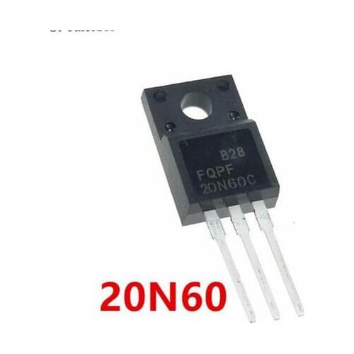 5PCS FQPF20N60 TO220 20N60 20N60C FQPF2060C FQPF20N60C TO-220