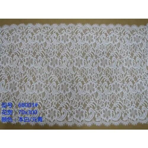 70cm*3yards/pcs luxurious flora motif jacquard eyelash lace, soft and elegant lace trim,XERY-68003