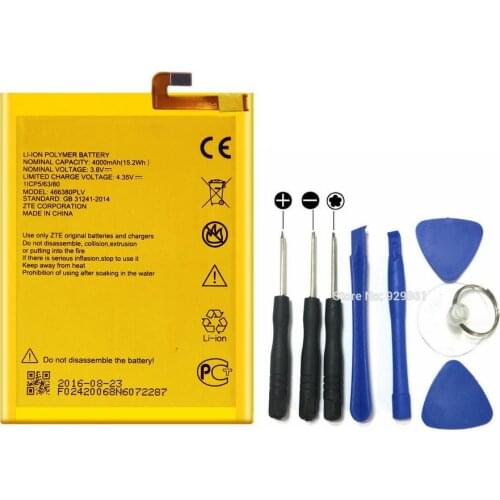 New 4000mAh New high quality 466380PLV 466380PVL Battery & Repair Tools For ZTE BLADE A610 A610C A610T BA610C BA610T