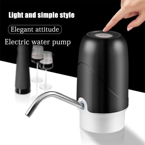 Bottle For Water Press Pump Dispenser Electric Drink USB Charging Automatic Watering Auto Switch Drinking Intelligent Bass Mini