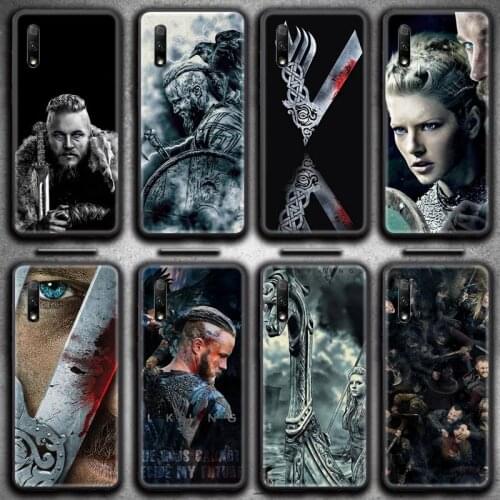 Vikings Ragnar Lothbrok Phone Case for Huawei Honor 30 20 10 9 8 8x 8c v30 Lite view 7A pro