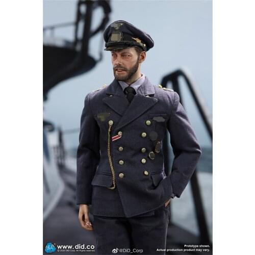 Big Sales Scale 1/6 WWII Soldier Combat War Uniform Medal DID D80149 U boat WWII General John For Usual 12inch Doll Collectable