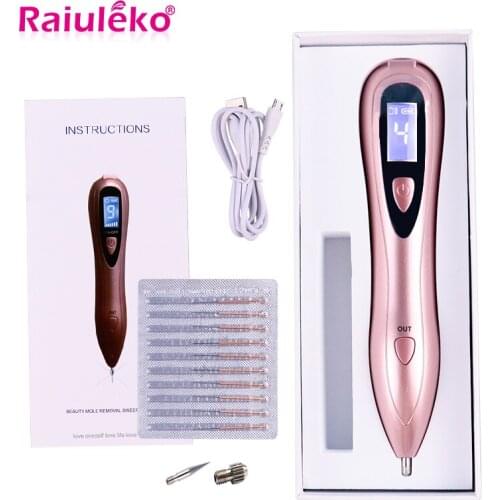 LCD Laser Plasma Pen Mole Tattoo Freckle Wart Removal Pen Dark Spot Removal Pen Skin Tag Remover For Face Skin Beauty Care Tools