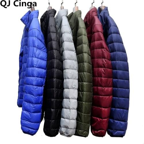 Lightweight Warm Coat Mens Winter Parkas Jacket Royal Blue Black Gray Red Green Male Jaqueta Fashion Popular Hot Selling Coats
