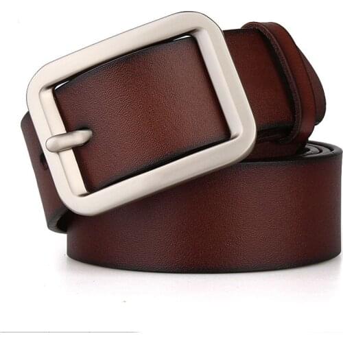 Men Belt High Quality vuitt Luxury Brand Casual wide Belts Vintage Black Waist Strap For Jeans