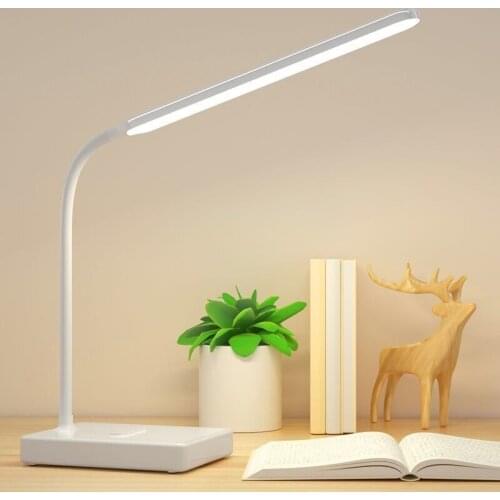 Desk Lamp Touch Table Lamps Foldable Dimmable Gooseneck Desktop Eye Protection Study Lamp Usb Charging LED Book Night lights