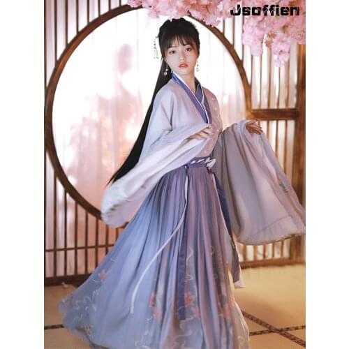 New Arrival Women Traditional Han Dynasty Princess Dress Lady Ancient Hanfu Costume Stage Show Tang Suit Outfit Ming Dynasty