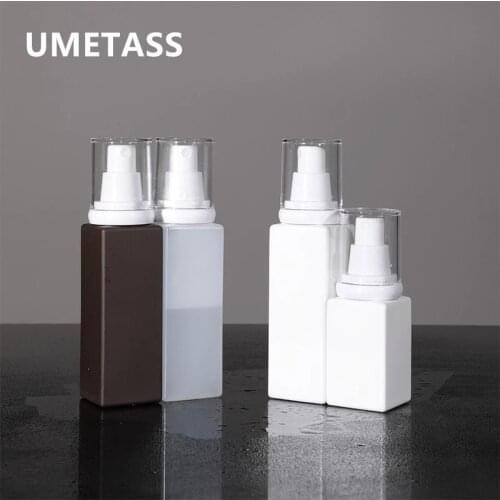 UMETASS Empty Spray Bottles 50ML 100ML plastic Perfume Atomizer Travel Cosmetic Container Portable travel bottle 2PCS/lot