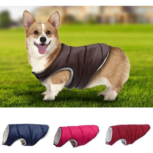 Warm Winter Pet Dog Clothes Puppy Cotton Fleece Jacket and Coat For Small Medium Dogs Comfortable Dog Vest Coat Pet Accessories
