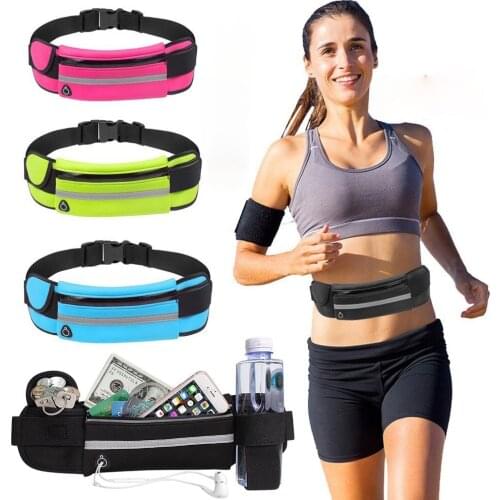 2021 Outdoor Sports Bag Waterproof Running Close Fitting Invisible Waist Bag Fitness Mobile Phone Holder Bag Water Bottle Pack