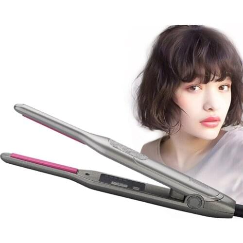2 In 1 Hair Straightener Curler Flat Iron Professional For Men and Women Straightening Curler Portable Travel Hair Styling Tool