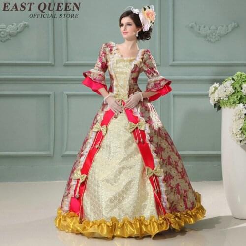 Vintage dresses 50s 60s butterfly sleeve 18th century dress marie antoinette dress ball gown theatre costume KK1213