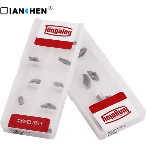 10pcs CNC Japan Tungaloy DCMT070208-PS NS9530 DNMG150404-TM T9115 carbide CNC inserts for turning milling grooving threading
