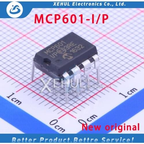 5PCS -100PCS MCP601-I/P DIP-8 MCP601 DIP MCP601-I DIP8 Low power op amp new original