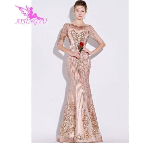AIJINGYU Evening Dress Party Gown 2021 Elegant Sexy Formal Special Occasion Dresses For Women Fashion Ball Gowns FS114