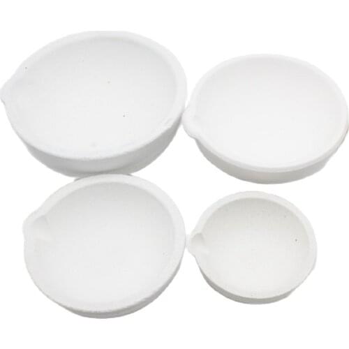 100g 250g 500g Quartz Bowl High Temperature Quartz Silica Melting Crucible for Gold Silver Jewelry