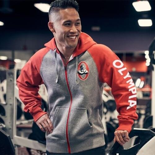 Explosion bear Men's Zip Hoodies