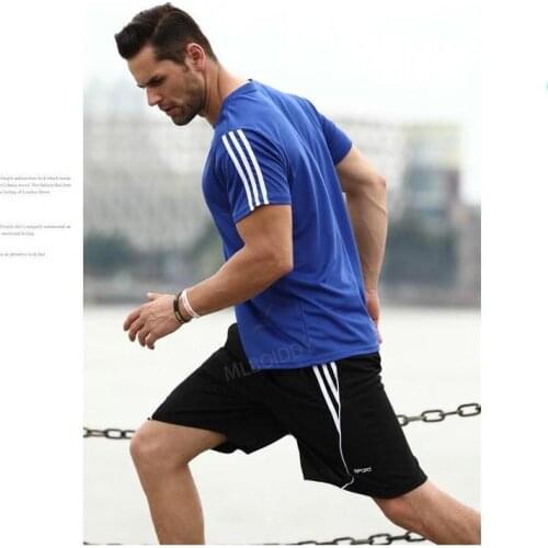 1 Set Badminton Tennis T-Shirt Sports Shorts Suit Running Football Soccer Volleyball Sweat Clothes Summer Mens Sportswear