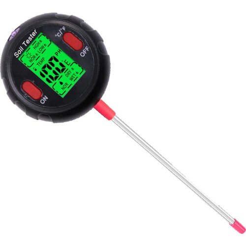 Hot 5-in-1 Soil Tester Moisture Meter Digital Sunlight PH Tester Plant Humidity Tester Thermometer For Gardening And Plant