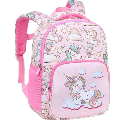 Cute Cartoon Backpack Girl nylon Unicorn Backpacks Cute Fashion boy Backpacks Children Schoolbag Kids Gift school Book Bag