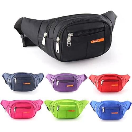 Fashion Casual Waist Pack Unisex Hip Bum Bag Waterproof Crossbody Chest Bags Mens Fanny Pack Travel Belt Bag Sport Purse Pocket