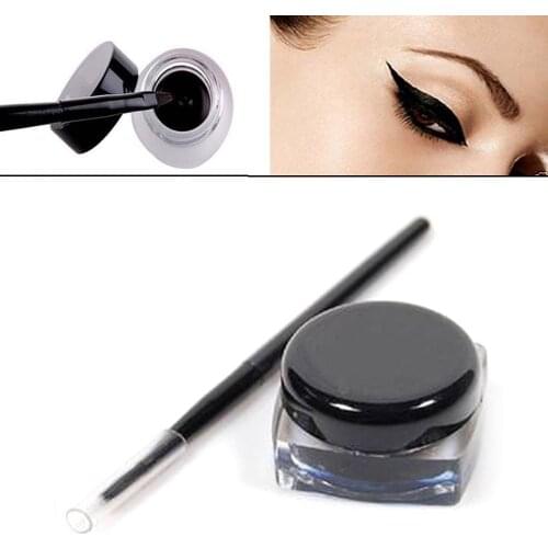 Lady Eyeliner Brush Eye Liner Pen Brushes Set Black 1010