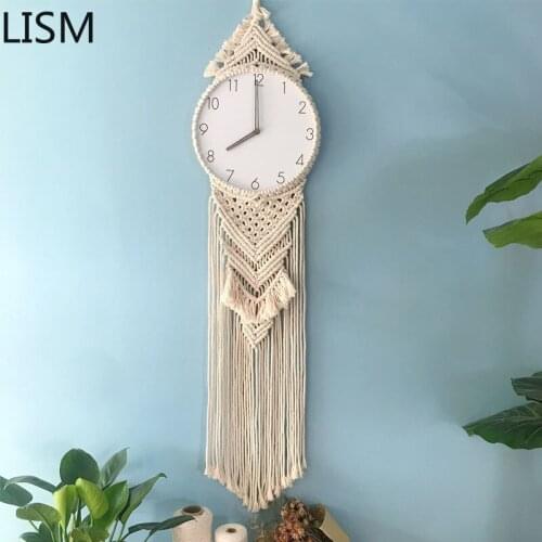 Wall Clock Vintage Wood Home Decor Cute Colorful Wall Clock for Girls Cartoon Modern Design Art Quartz Silent Nordic Reloj Pared
