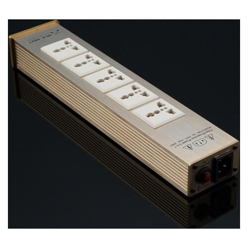 NEW Golden AC 101 2000W 10A Advanced Audio Power Purifier Filter AC Power Socket omnipotent AU, EU socket