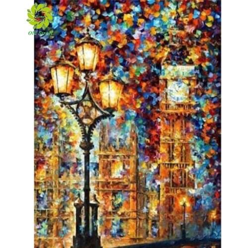 OSH Needlework DIY 5D Diamond Painting Cross Stitch Full Diamond Embroidery Abstract Pattern Rhinestone Pasted Painting