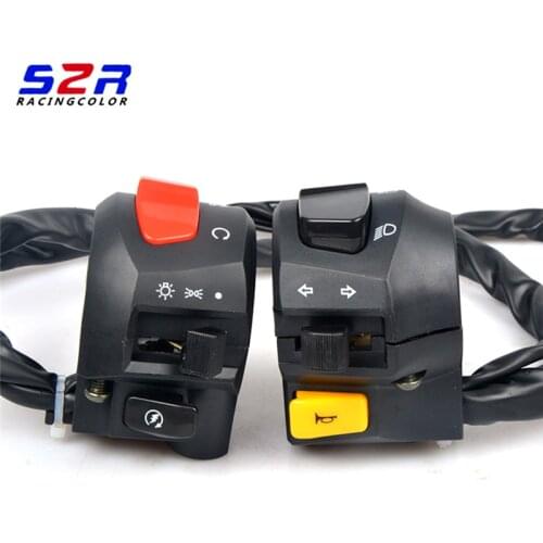 Motorcycle Switches Horn Button Turn Signal Electric Light Start Handlebar Controller Switch For Piaggio GPR150 APR125