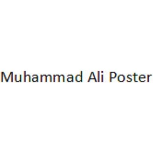 Muhammad Ali Poster Funny Creative Prints Painting Wall Art Canvas Painting for Living Room Bedroom Decor Dorm Picture