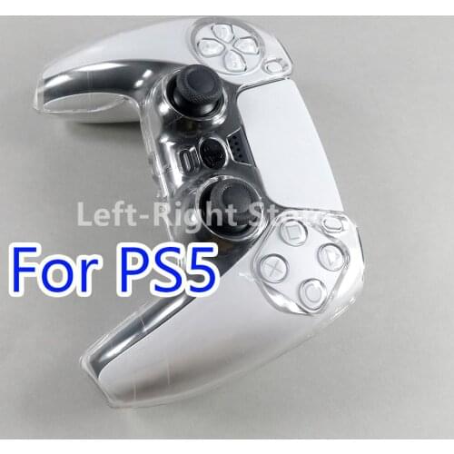 12PCS Protection Clear Cover for Sony PlayStation Dualshock 4 PS4 PS5 Controller Protective Hard Crystal Case Transparent Shell
