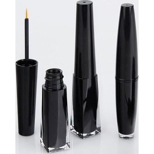 Empty Eyebrow Eyelash Growth Serum Liquid Bottle Black Plastic Maquiagem Makeup Lip Gloss False Eyelashes Gel Containers 20pcs