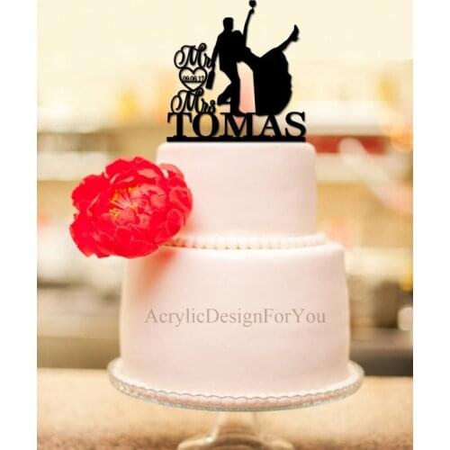 Drunk Bride Cake Topper, Custom Wedding Cake Topper, Personalized Cake topper, Funny Cake Topper,Mr and Mrs Cake Topper