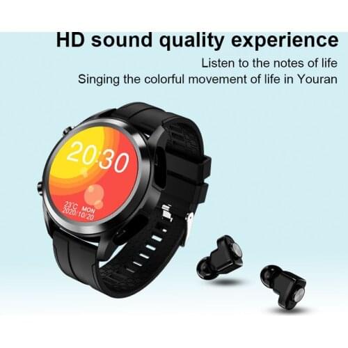 Bluetooth Call Smart Watch Full Touch Screen IP67 Waterproof Heart Rate Fitness Sports Pressure detection Earphone Watch T10