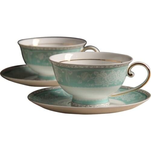 Top Grade Bone China Coffee Cup Creative European Tea Cup Set And Saucer Home Party Afternoon Tea Teacup Porcelain Nice Gift