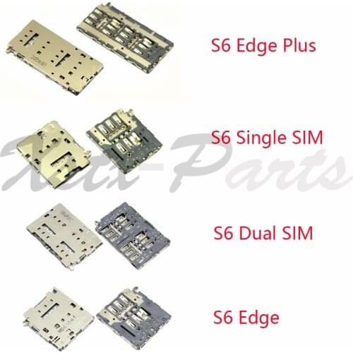 10PCS Original New SIM Card Holder Tray Sim Card Reader For Samsung Galaxy S6 G920 G9200 / S6 Edge G925 / S6 EDGE Plus