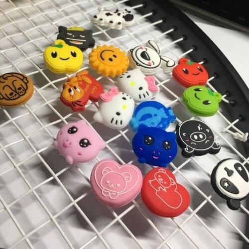 50pcs Cartoon Tennis vibration dampener to reduce shake for tennis racke tennis racquet