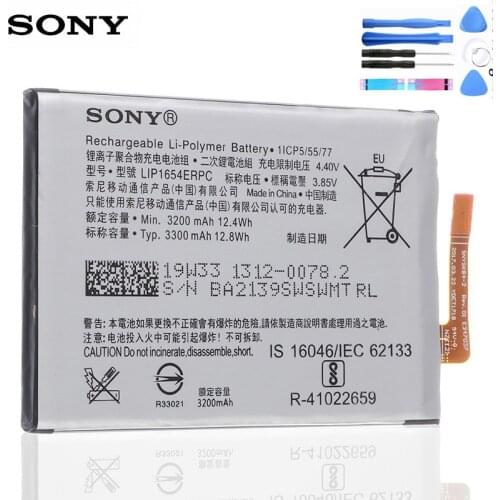 SONY SNYAK84 LIP1654ERPC Phone Battery 3200mAh For Sony Xperia XA2 L2 H4311 H3311 H4331 Replacement Batteria + Free Tools