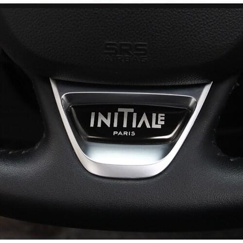 Carstyling For Renault Koleos 2017 2018 2019 Car Accessories steering wheel decorative trim patches Emblem Refit Badge Sticker