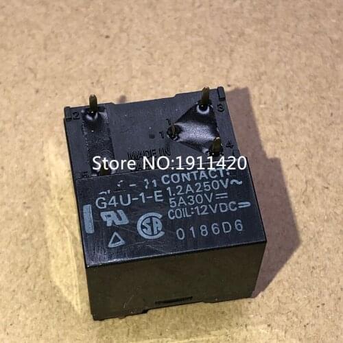 Free shipping 10pcs/lot G4U-1-E 12VDC 12V 5A Best quality
