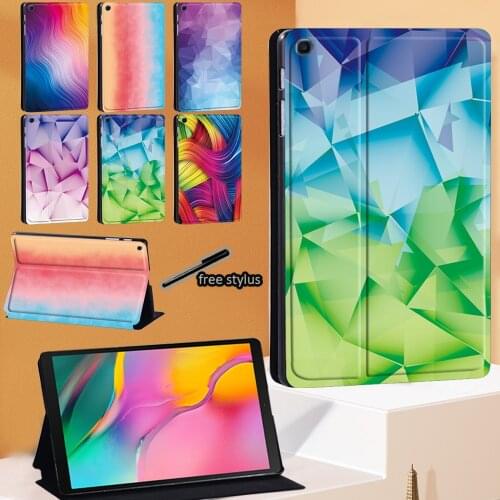 Tablet Case for Samsung Galaxy Tab A 8.0" 2019 9.7" 10.1" 10.5"/Tab A A6 10.1"/S5e 10.5/S6 Lite/A7 10.4" Watercolor Series Cover