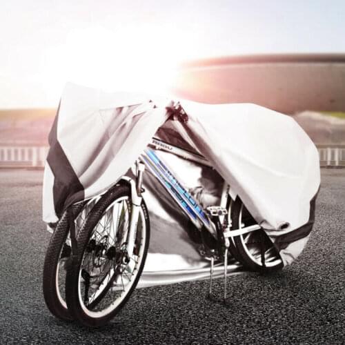 OEM 190T/210D Bike Waterproof Rain Dust Protector Cover Silk Polyester Outdoor Bicycle Cycling Rain Cover