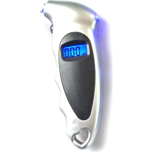 Digital Tire Pressure Gauge 150 PSI 4 Settings Car Truck Bicycle Backlit LCD Non-Slip Grip (1 Pack) Durable