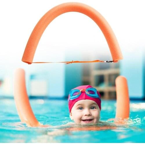 Kids Child Safety Float Foam Swim Noodles Thick Stretchy Game Props Floating Tube Swimming Pool Noodles Foam Tube with Buckle