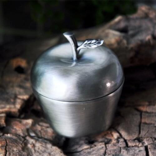 New Fashion Metal Jewelry Case Small size Trinket Box Polished Surface Fruit Design Ring Box Jewelry Gift Storage